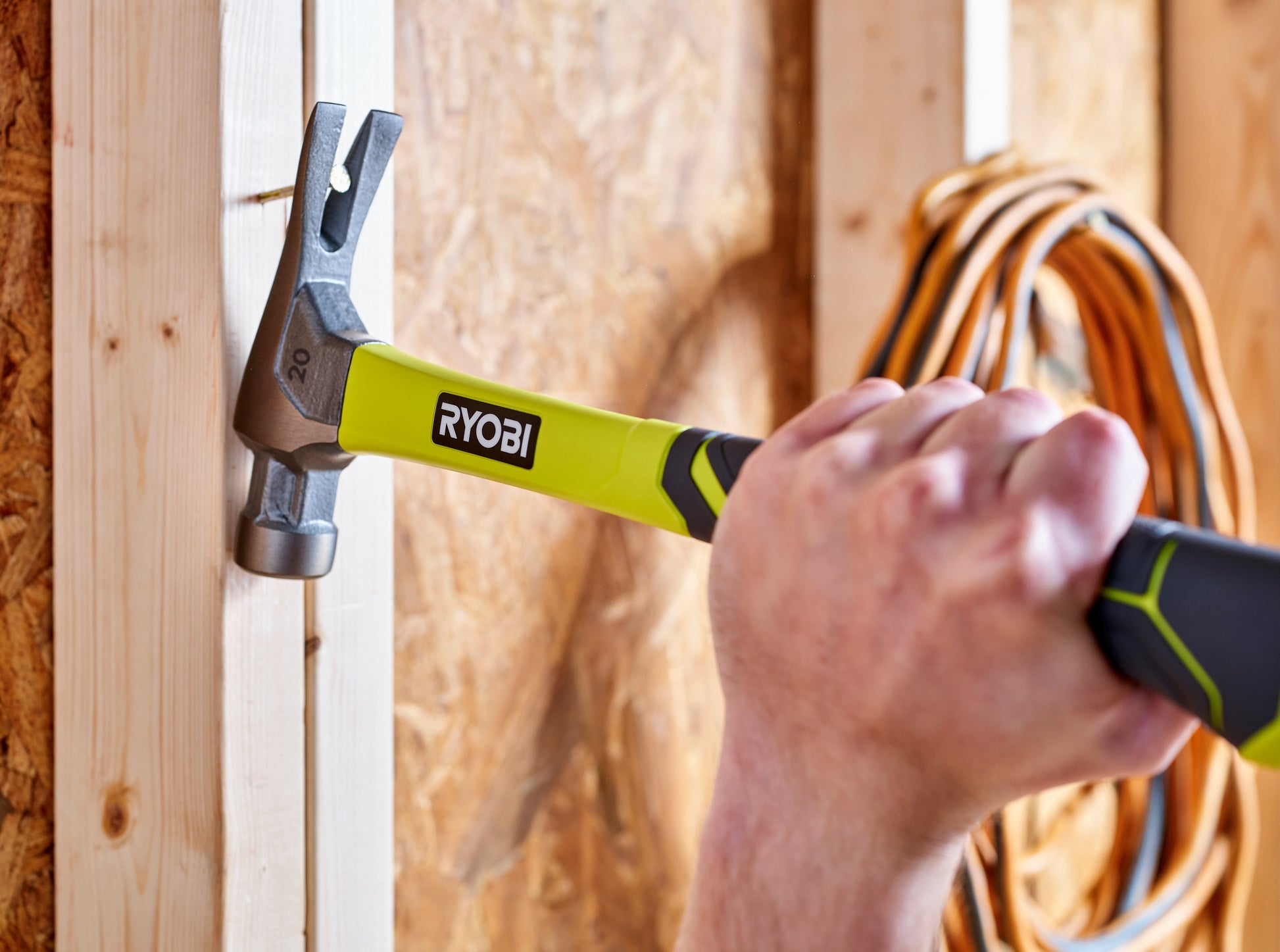 20oz. Fiberglass Hammer RYOBI Tools