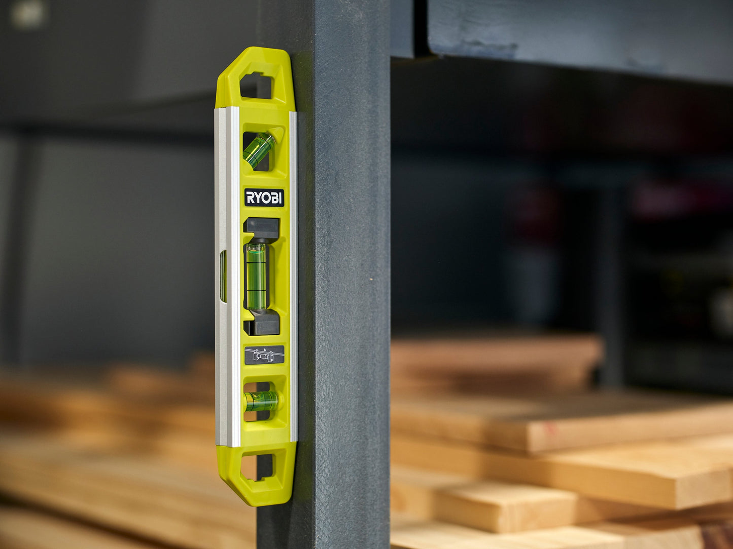9" 2-in-1 Torpedo Level and Line Level RYOBI Tools