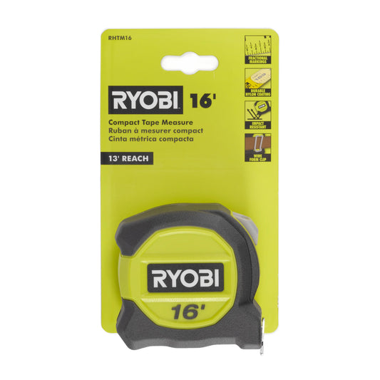 16' Compact Tape Measure RYOBI Tools
