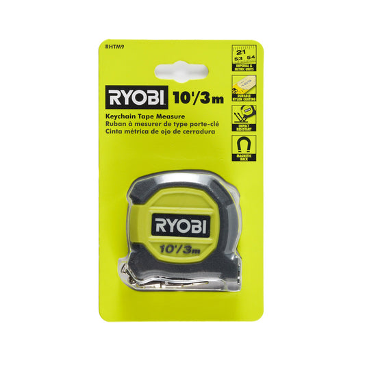 10'/3m KEYCHAIN TAPE MEASURE RYOBI Tools