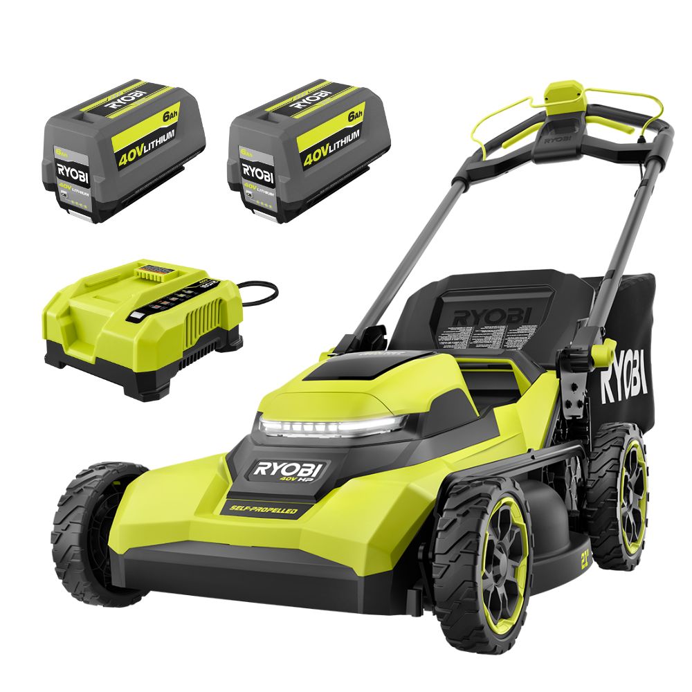 40V HP BRUSHLESS 21" SELF-PROPELLED MOWER KIT RYOBI Tools