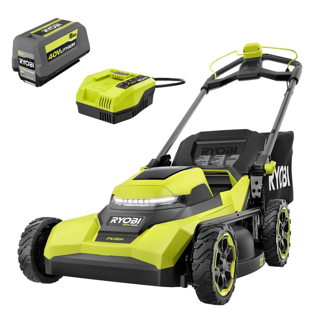 40V HP BRUSHLESS 21" PUSH MOWER KIT RYOBI Tools