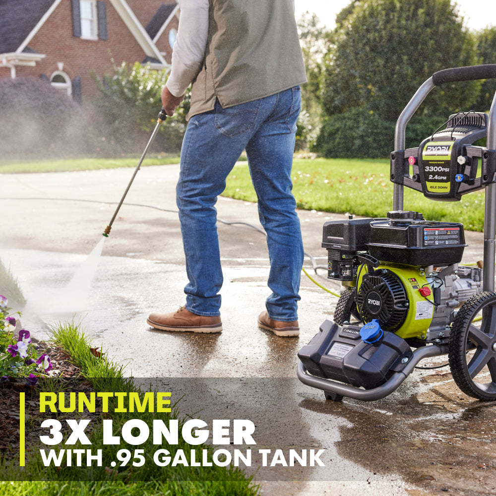 3300 PSI 2.4 GPM GAS PRESSURE WASHER RYOBI Tools