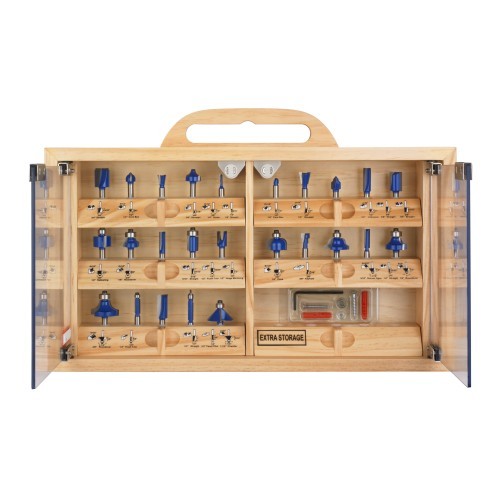 25 PC. Carbide Master Router Kit Image 2