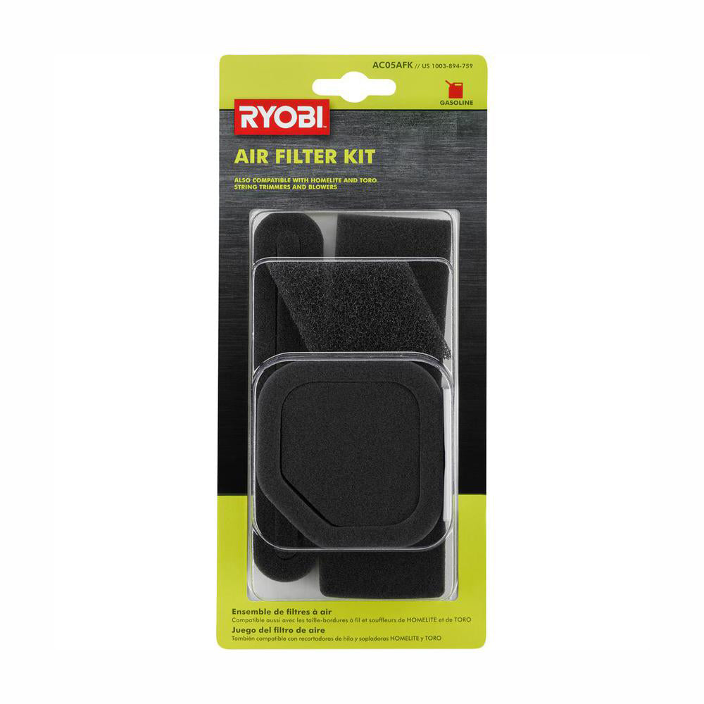 Air Filter Kit for Trimmers and Blowers RYOBI Tools
