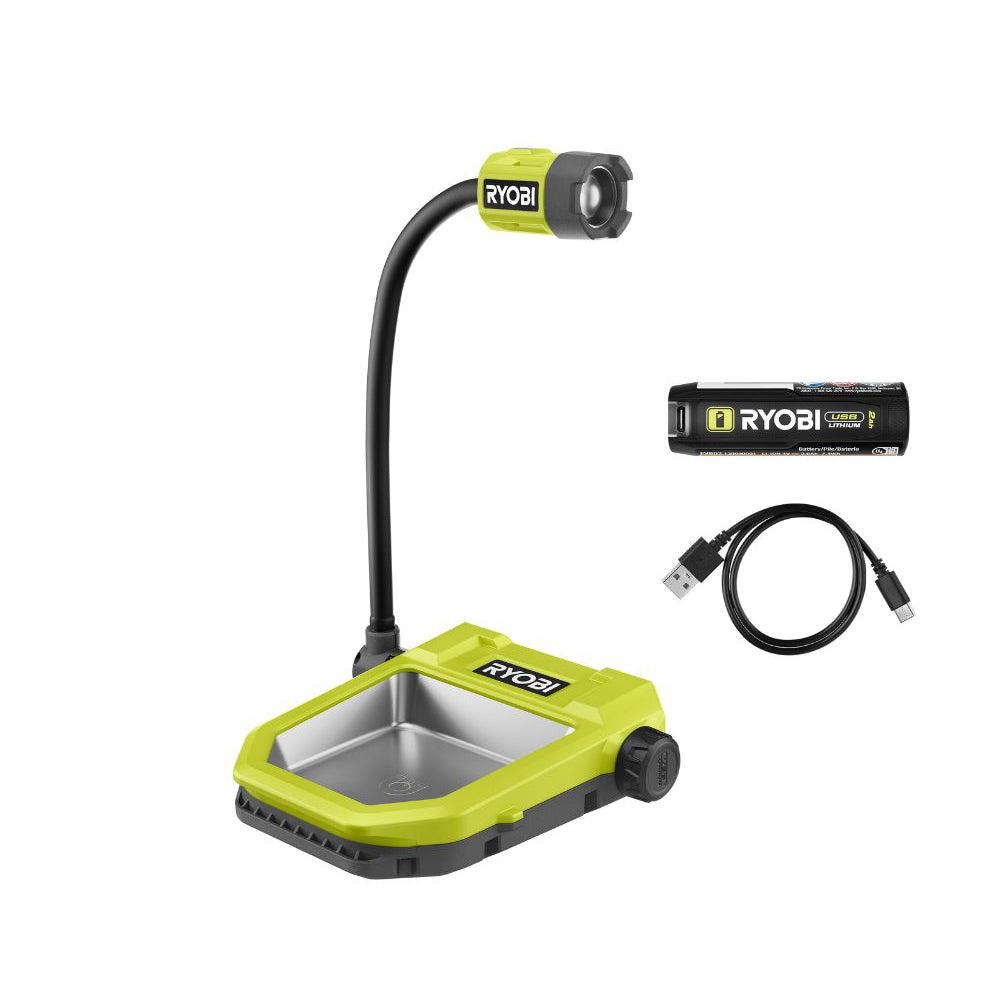 USB LITHIUM LED MAGNETIC TRAY LIGHT KIT RYOBI Tools
