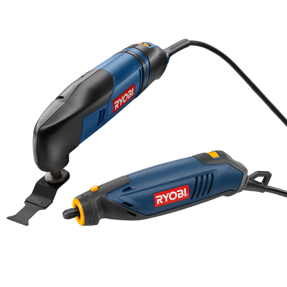 2 PC. Combo Kit: Multi-Tool and Rotary Tool RYOBI Tools