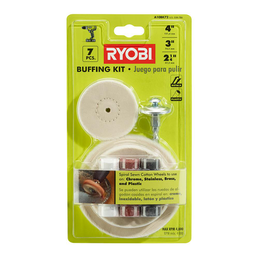 7PC METAL BUFFING KIT RYOBI Tools