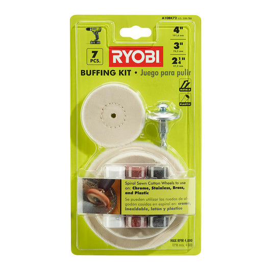 7PC METAL BUFFING KIT RYOBI Tools