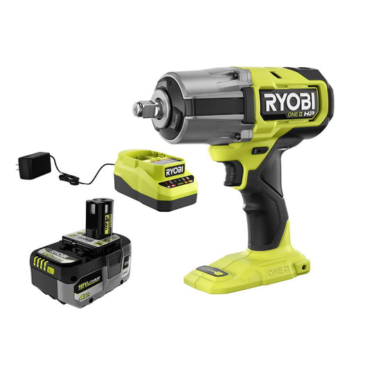 18V ONE+ HP Brushless 4-Mode 1/2" High Torque Impact Wrench Kit RYOBI Tools