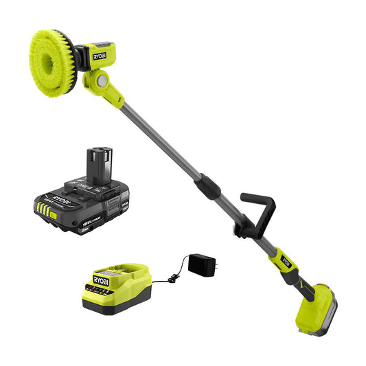 18V ONE+ TELESCOPING POWER SCRUBBER KIT RYOBI Tools