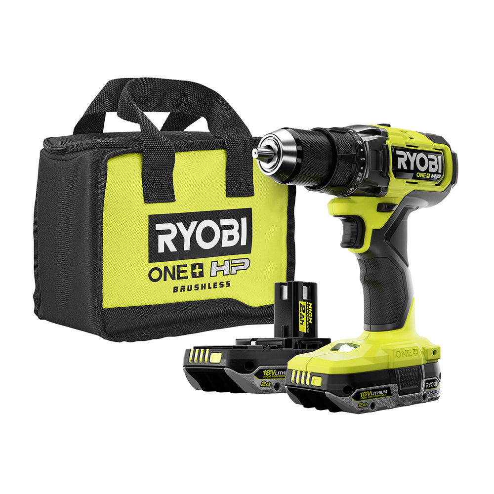 18V ONE+ HP Brushless 1/2" Drill/Driver Kit RYOBI Tools