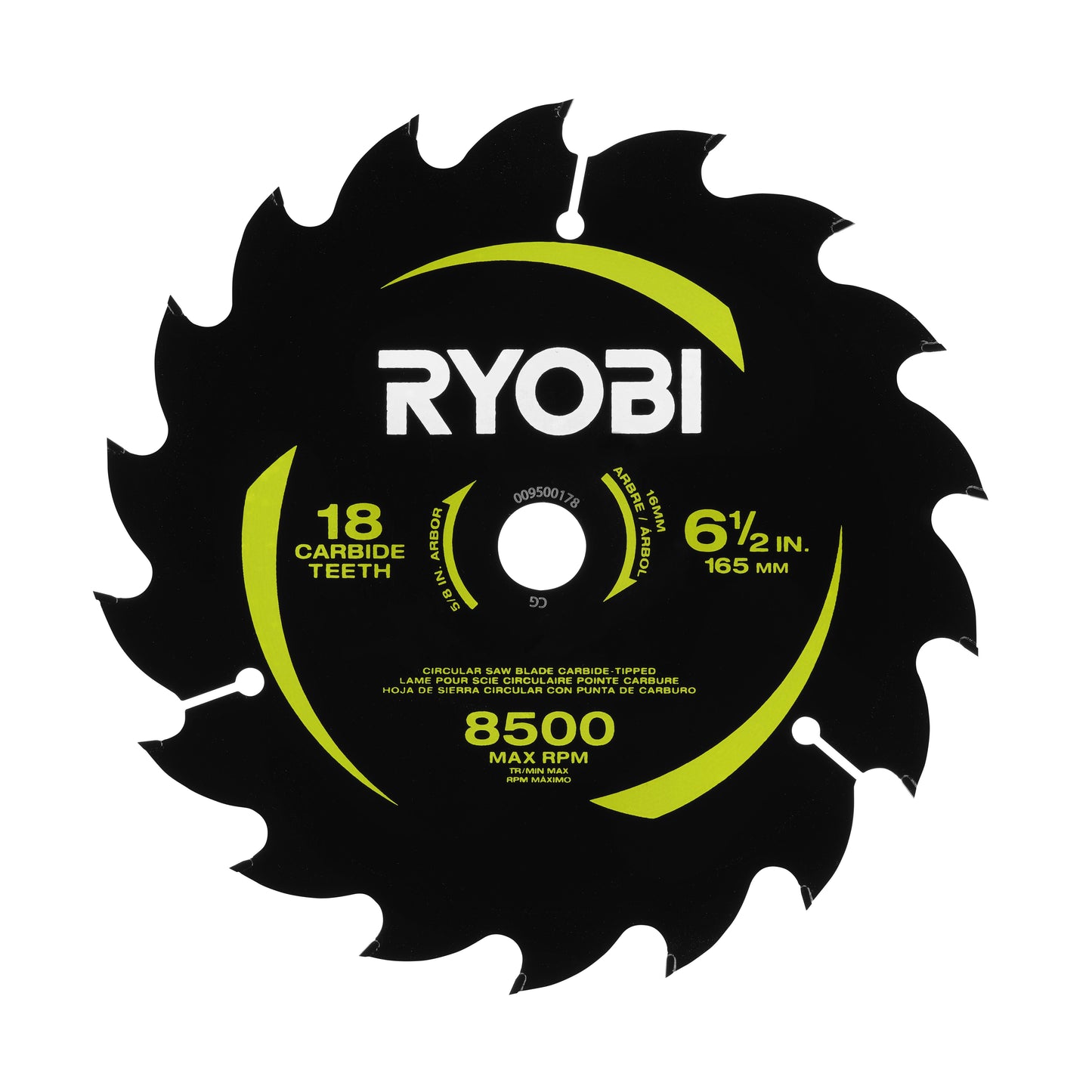 6-1/2" 18 CARBIDE TEETH THIN KERF CIRCULAR SAW BLADE image