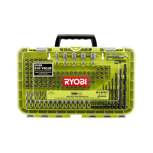 Black Oxide Drill and Drive Kit (120-Piece) RYOBI Tools