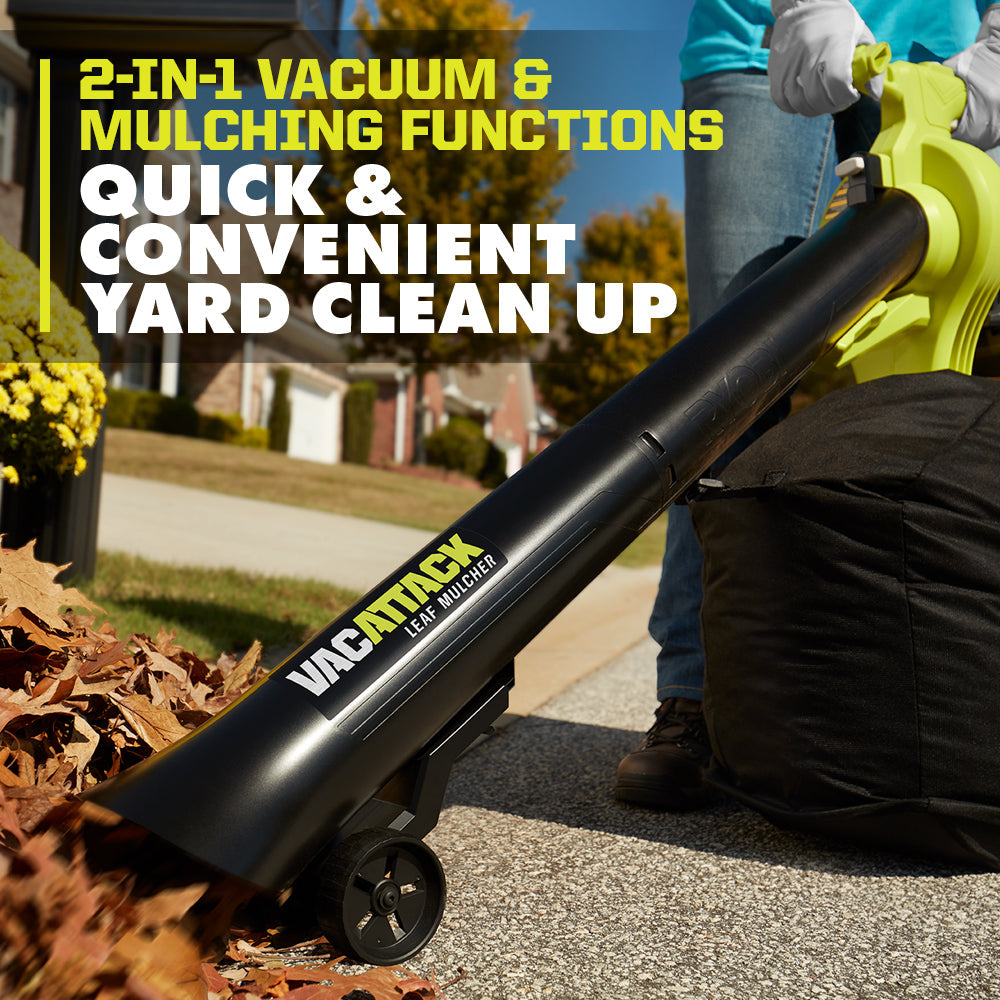 40V VAC ATTACK LEAF VACUUM/MULCHER KIT image 4