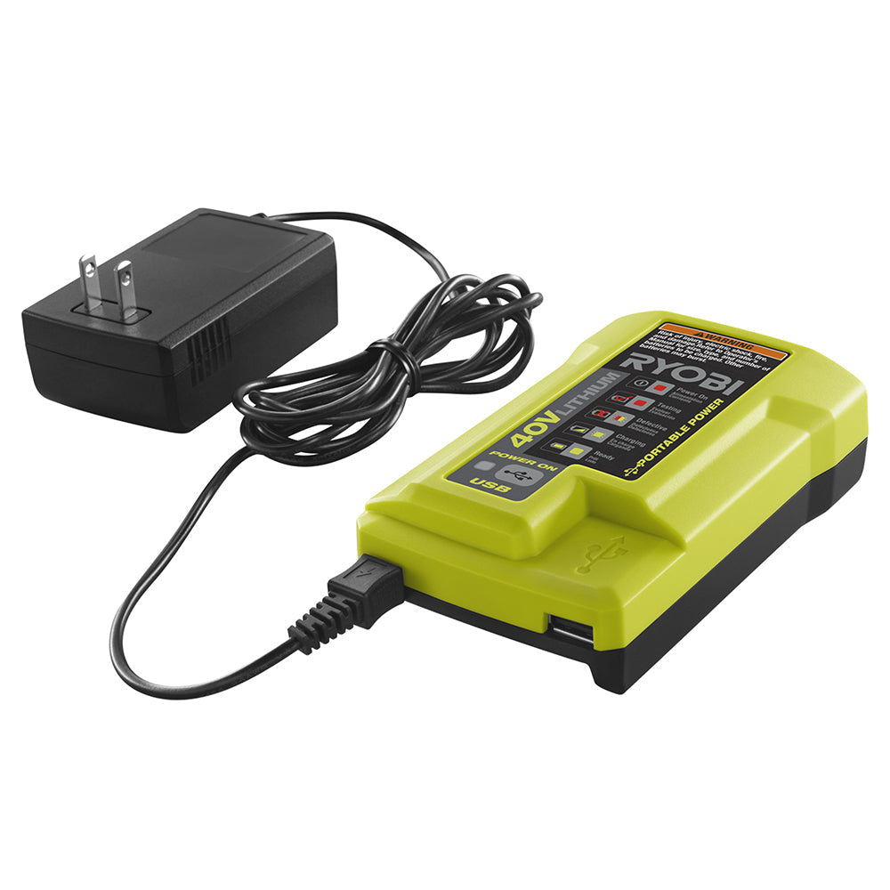 40V CHARGER WITH USB PORT RYOBI Tools