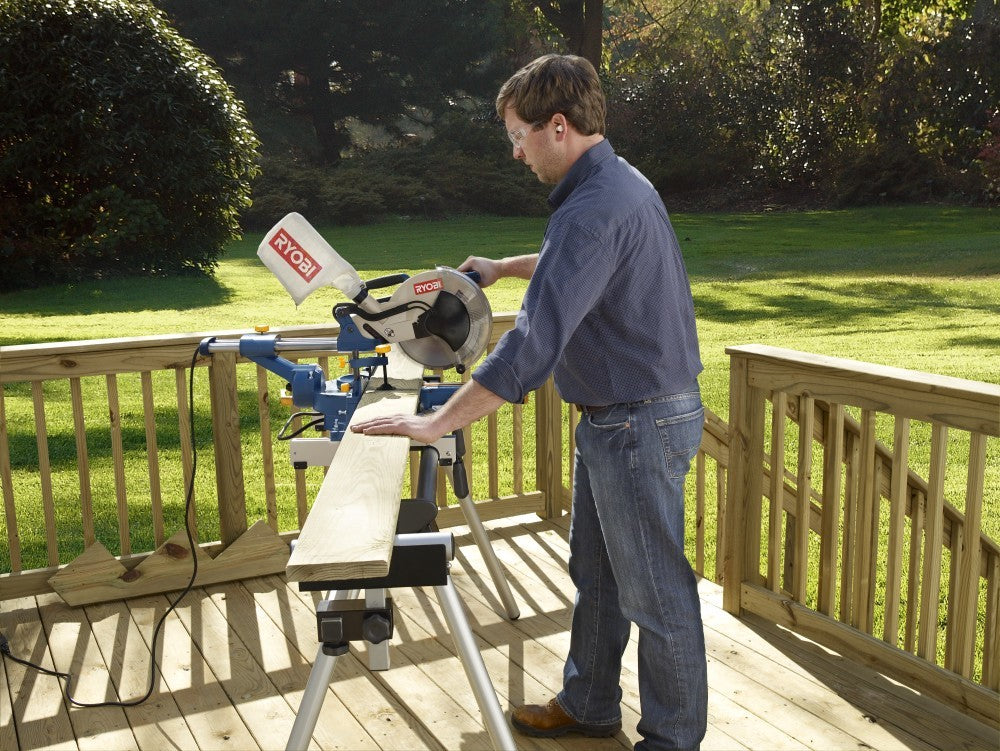 10" Sliding Compound Miter Saw with Laser Image 2