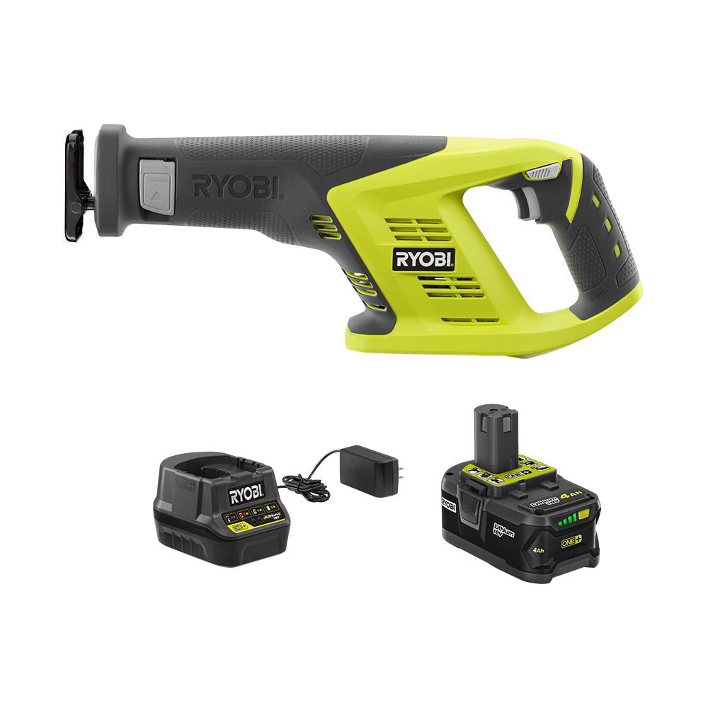 18V ONE+ RECIPROCATING SAW KIT WITH (1) 4.0 AH BATTERY AND 18V CHARGER RYOBI Tools