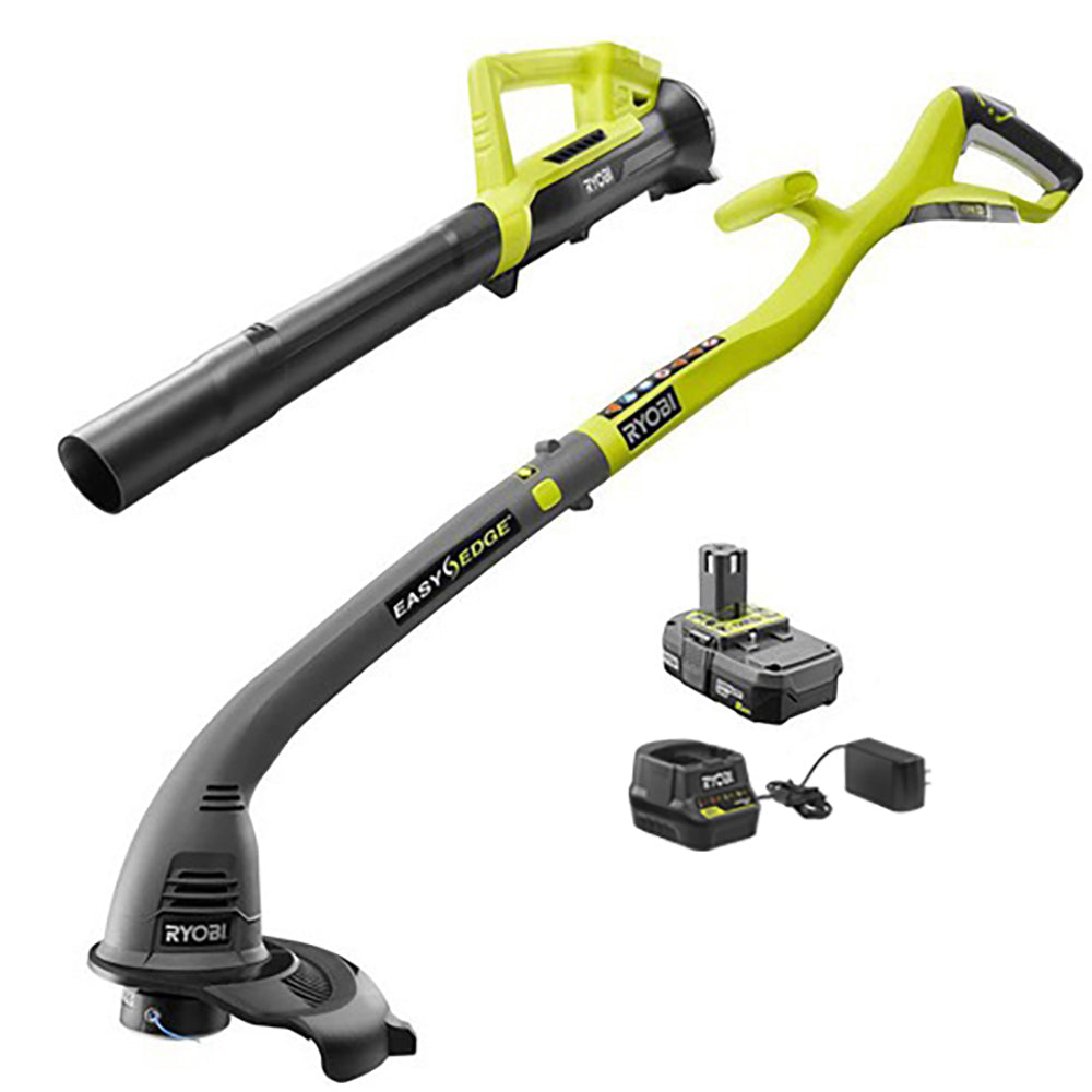 18V ONE+ STRING TRIMMER/EDGER & BLOWER COMBO KIT RYOBI Tools