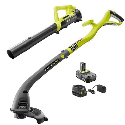 18V ONE+ STRING TRIMMER/EDGER & BLOWER COMBO KIT RYOBI Tools