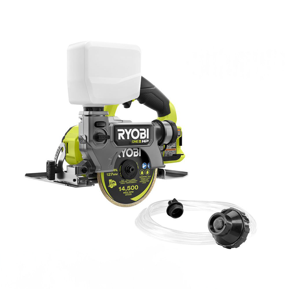 18V ONE+ BRUSHLESS 5" HANDHELD TILE/MASONRY SAW RYOBI Tools