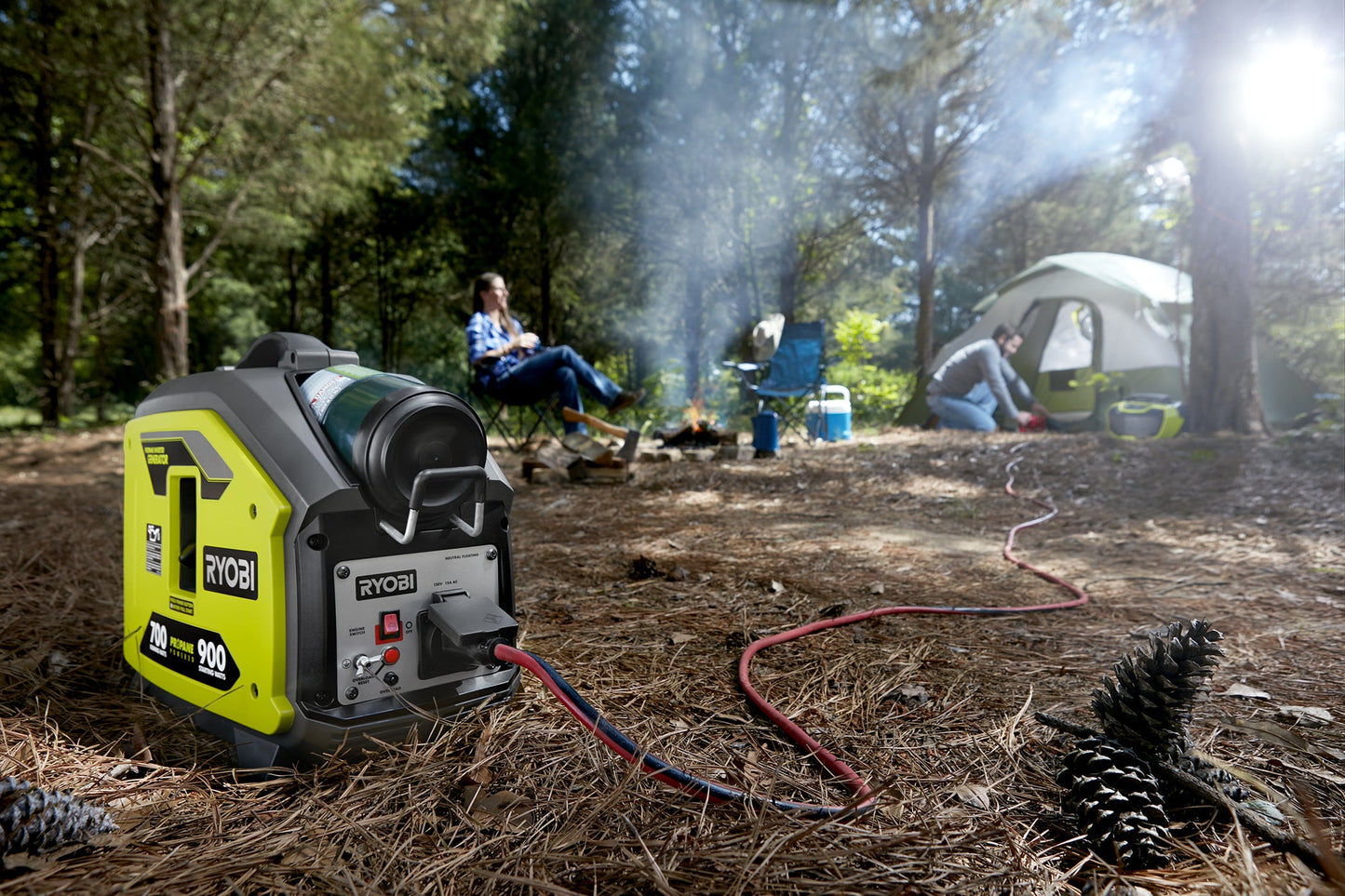 900 Watt Propane Inverter Generator Image 2