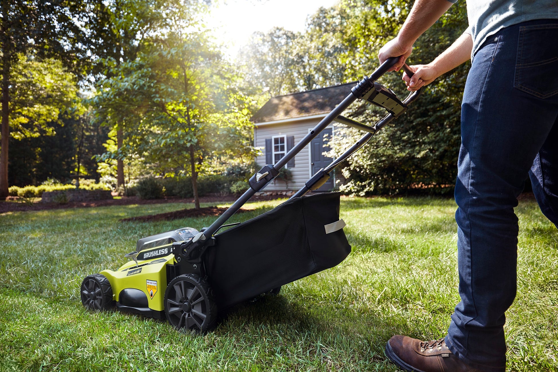40V BRUSHLESS 20" PUSH LAWN MOWER Image 4