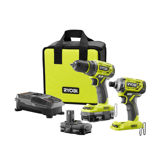 18V ONE+™ Brushless Drill/Driver & Impact Driver Kit RYOBI Tools