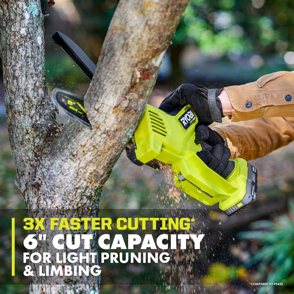 18V ONE+ HP COMPACT BRUSHLESS 8" PRUNING CHAINSAW KIT Image 3