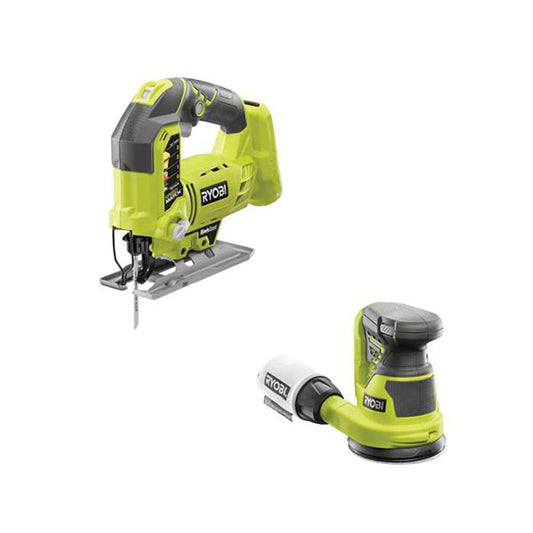 18V ONE+ Orbital Jig Saw & 5” Random Orbit Sander RYOBI Tools