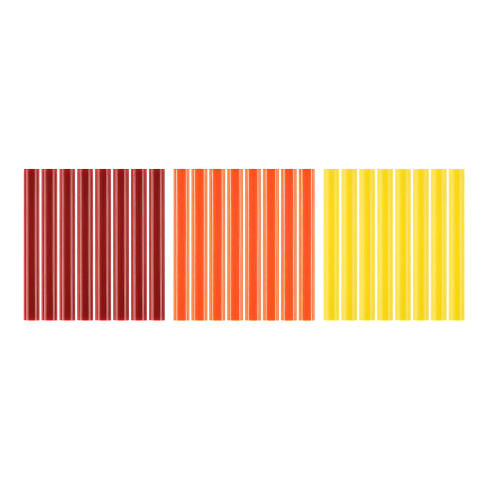 24 PC. FULL SIZE WARM COLOR GLUE STICKS RYOBI Tools