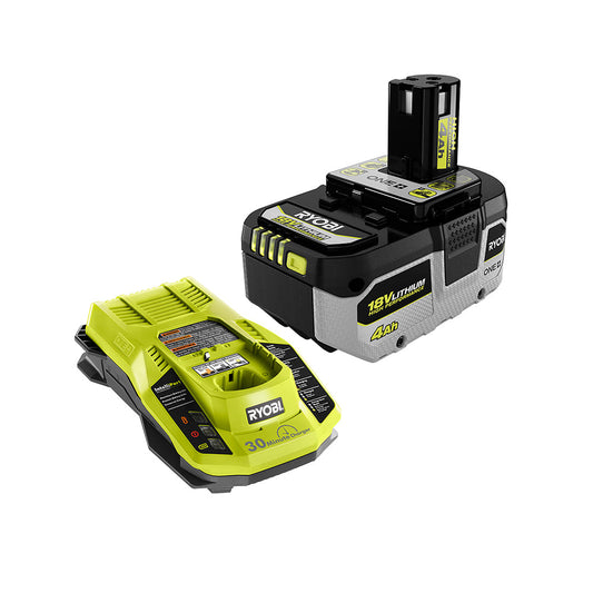 18V ONE+ 4AH LITHIUM HIGH PERFORMANCE BATTERY AND CHARGER STARTER KIT Image 1