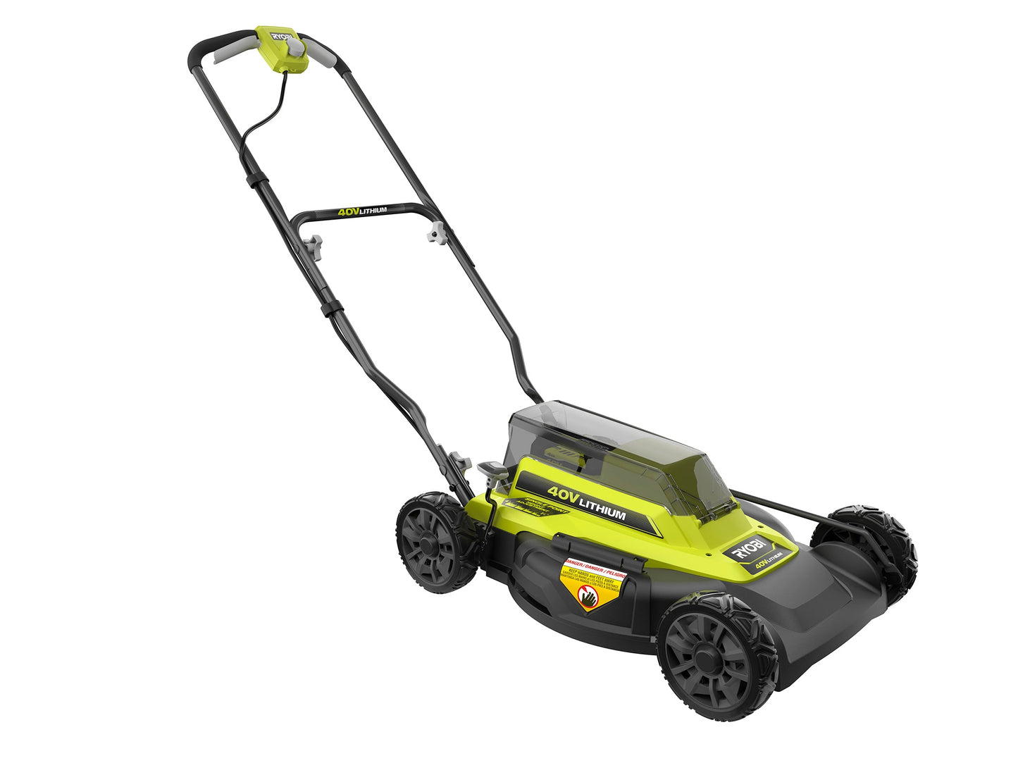 40V 18" Mulching & Side Discharge Mower Image 2