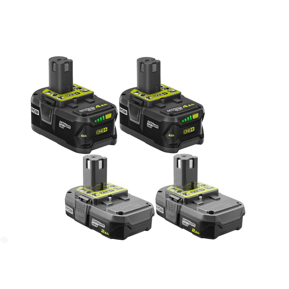 18V ONE+ Battery Kit with (2) 2.0 Ah and (2) 4.0 Ah Batteries RYOBI Tools
