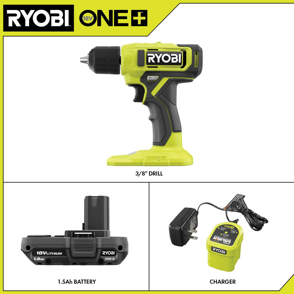 18V ONE+ 3/8" DRILL KIT Image 2