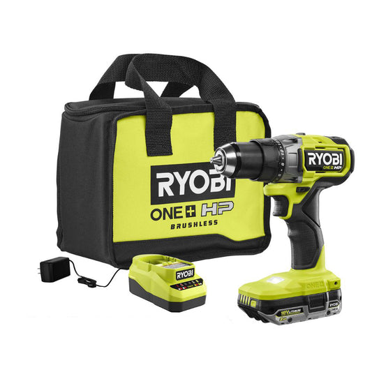 18V ONE+ HP Brushless 1/2" Drill/Driver Kit RYOBI Tools