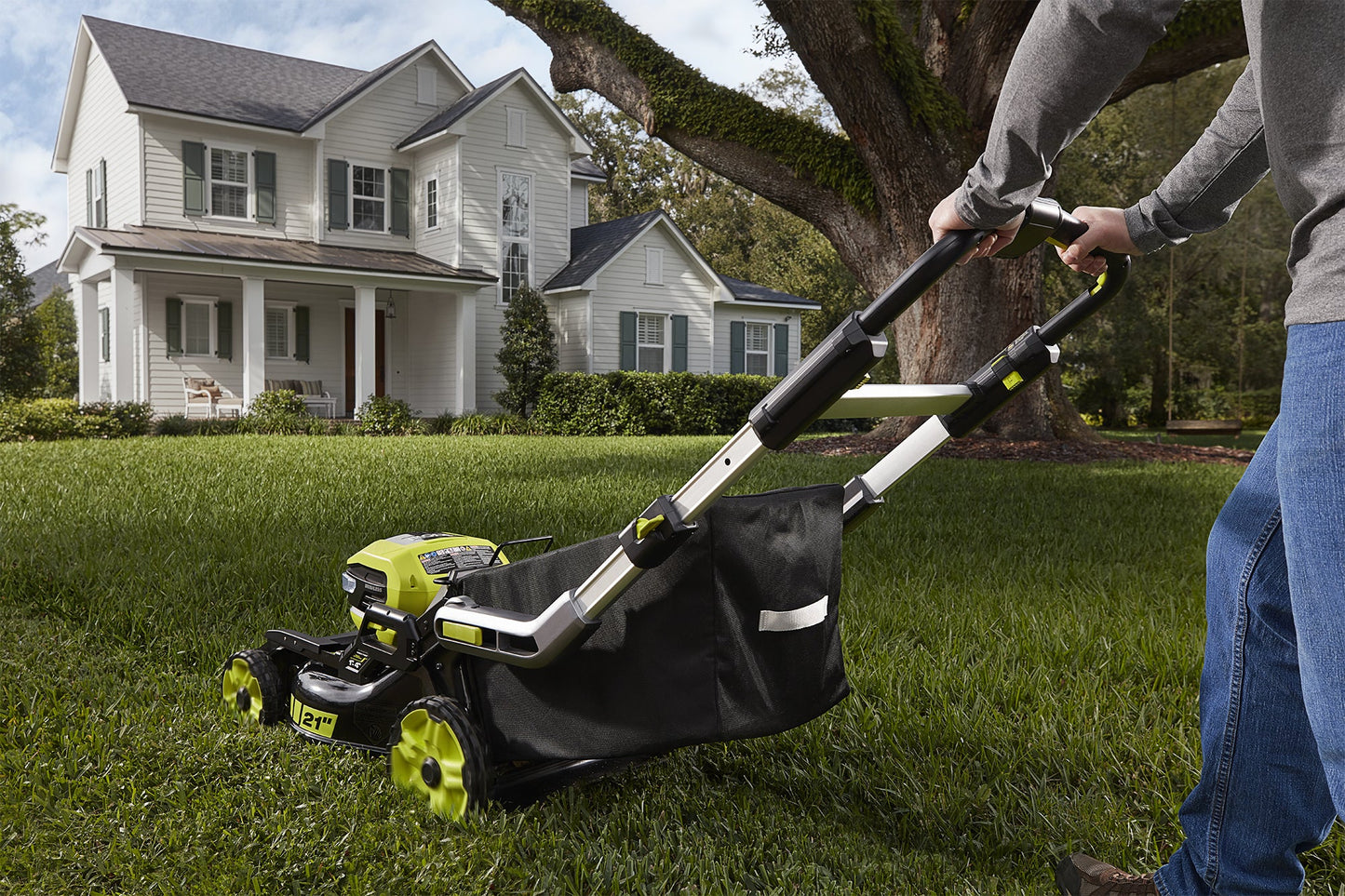 40V Brushless 21" Self-Propelled Mower Kit Image 13