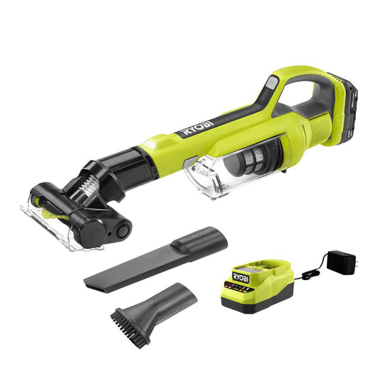 18V ONE+ POWERED BRUSH HAND VACUUM KIT RYOBI Tools