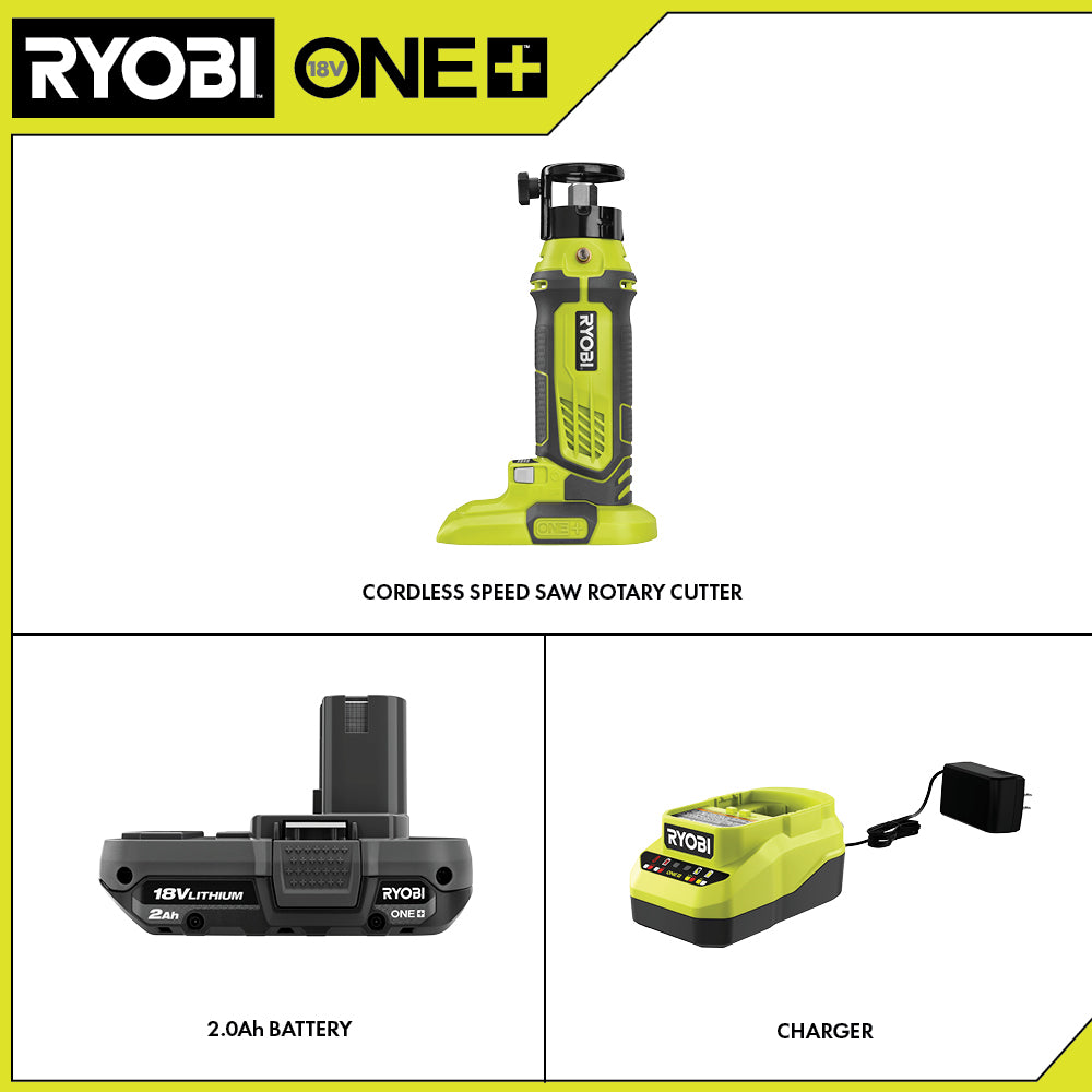 18V ONE+ SPEED SAW ROTARY CUTER KIT Image 2