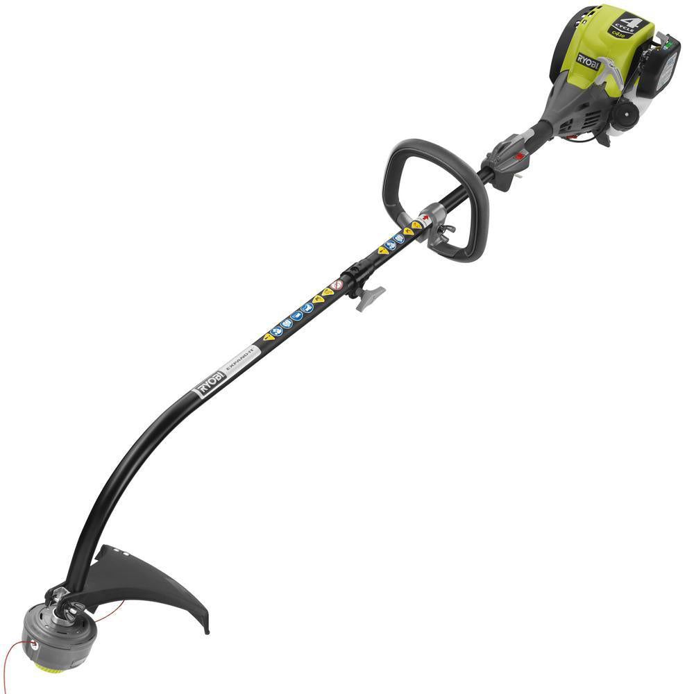 4 Cycle FULL CRANK Curved Shaft Trimmer RYOBI Tools