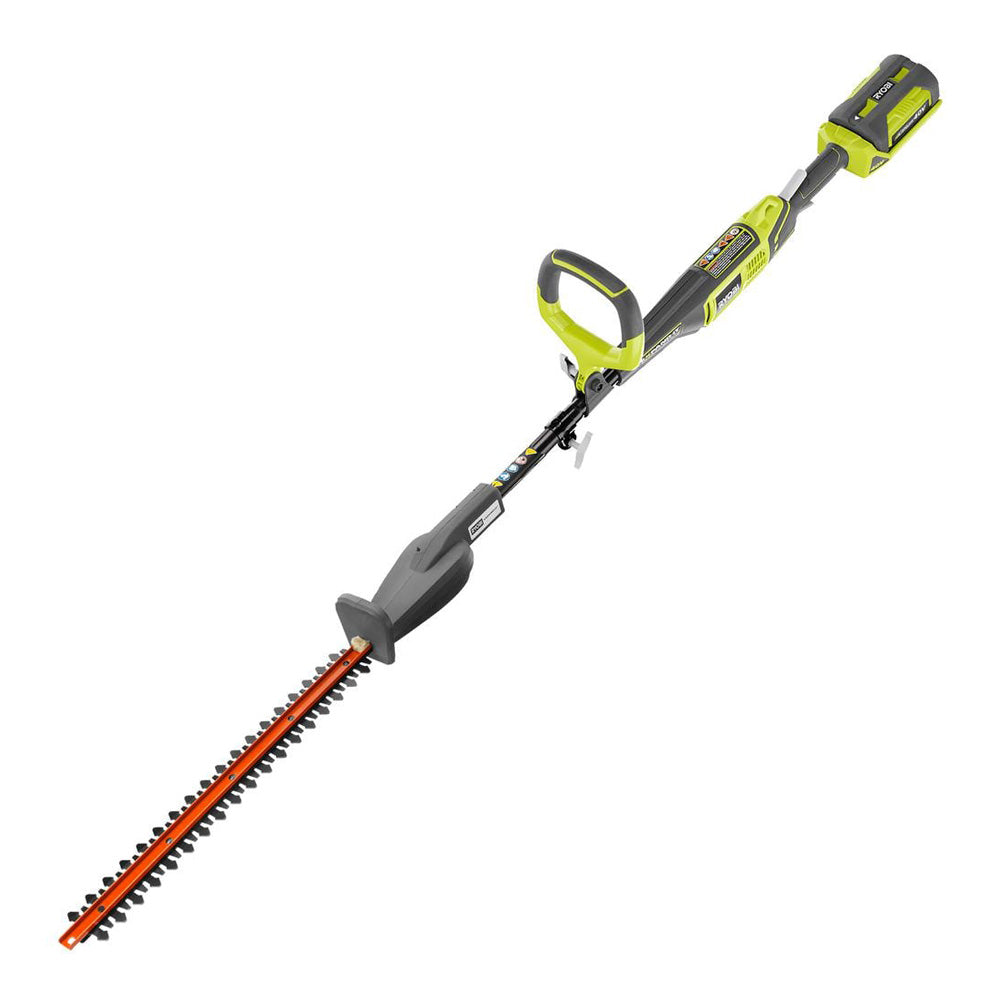 40V X Attachment Capable 17-1/2" Hedge Trimmer - 2.6 Ah Battery and Charger Included RYOBI Tools