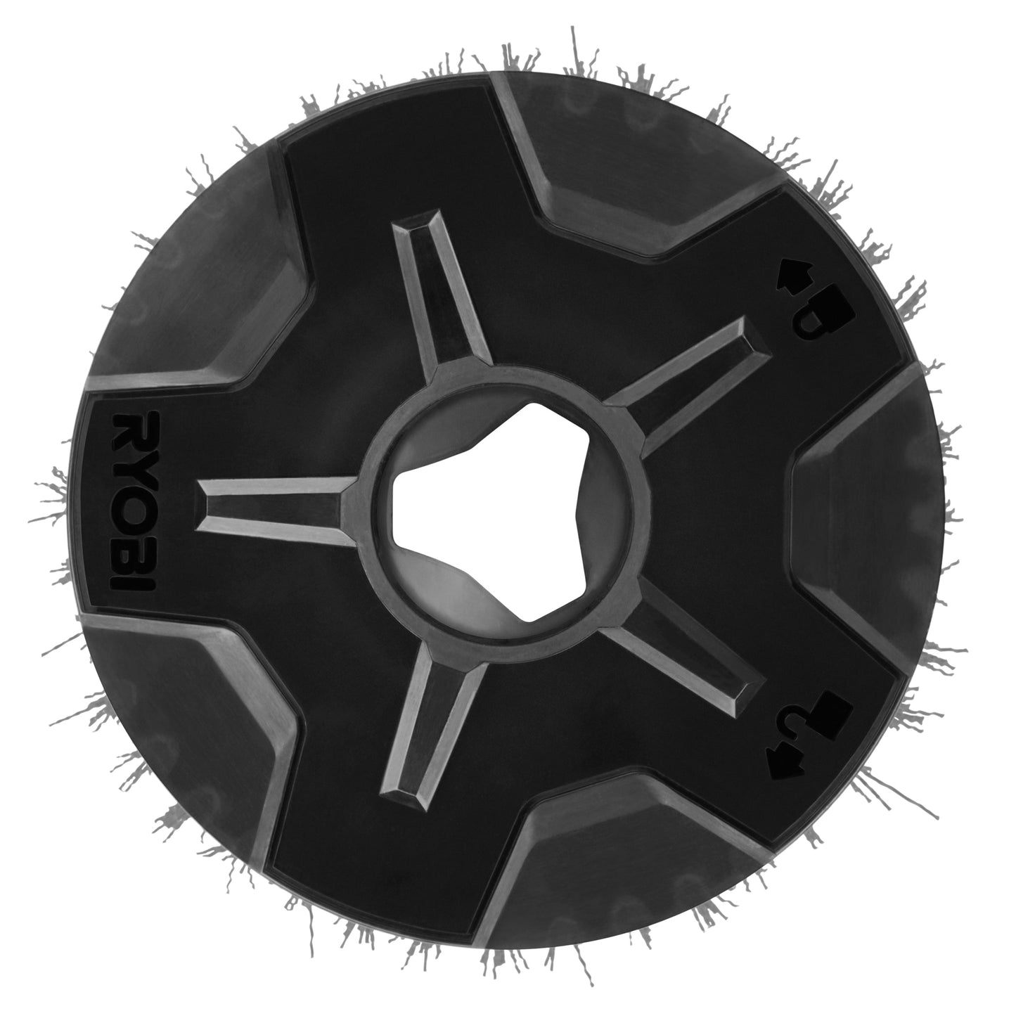 6" Hard Bristle Brush Image 3