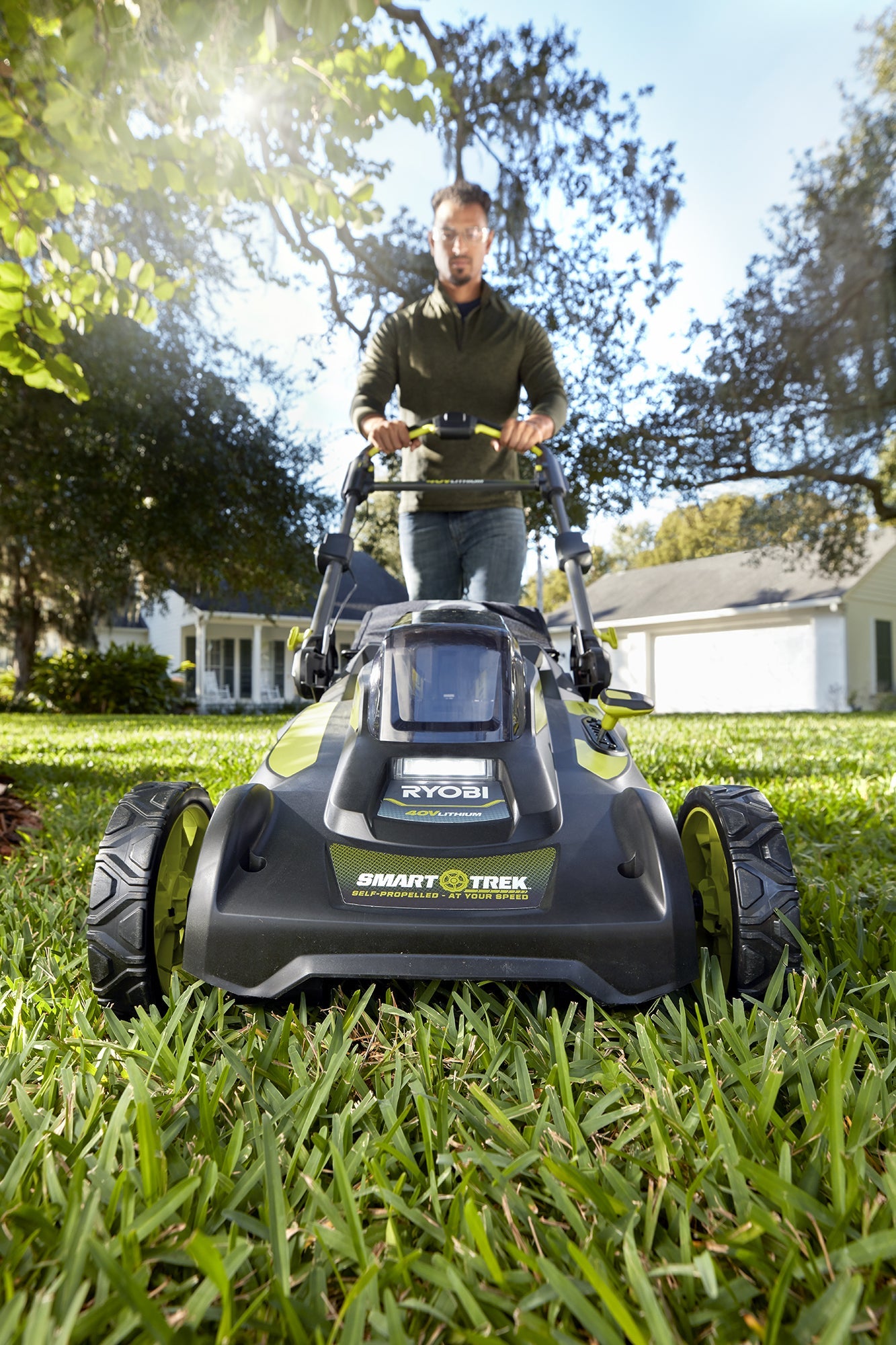 40V 20" BRUSHLESS SMART TREK™ Self-Propelled Mower WITH 6AH BATTERY & CHARGER Image 13