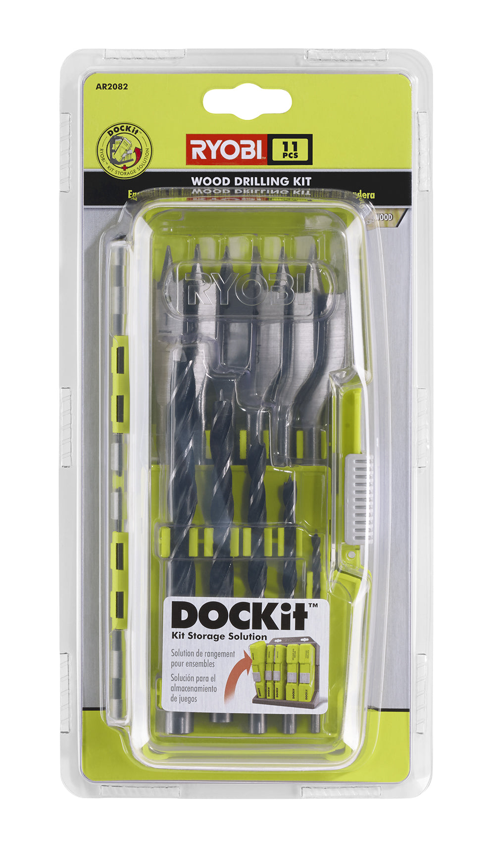 11 PC. Wood Drilling Kit Image 2