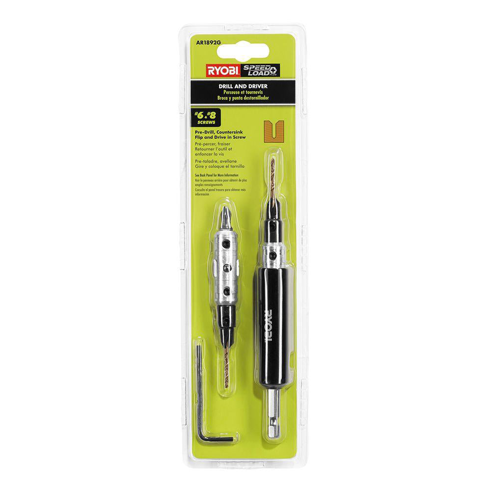 NO6 & NO8 SPEEDLOAD+ DRILL DRIVER RYOBI Tools