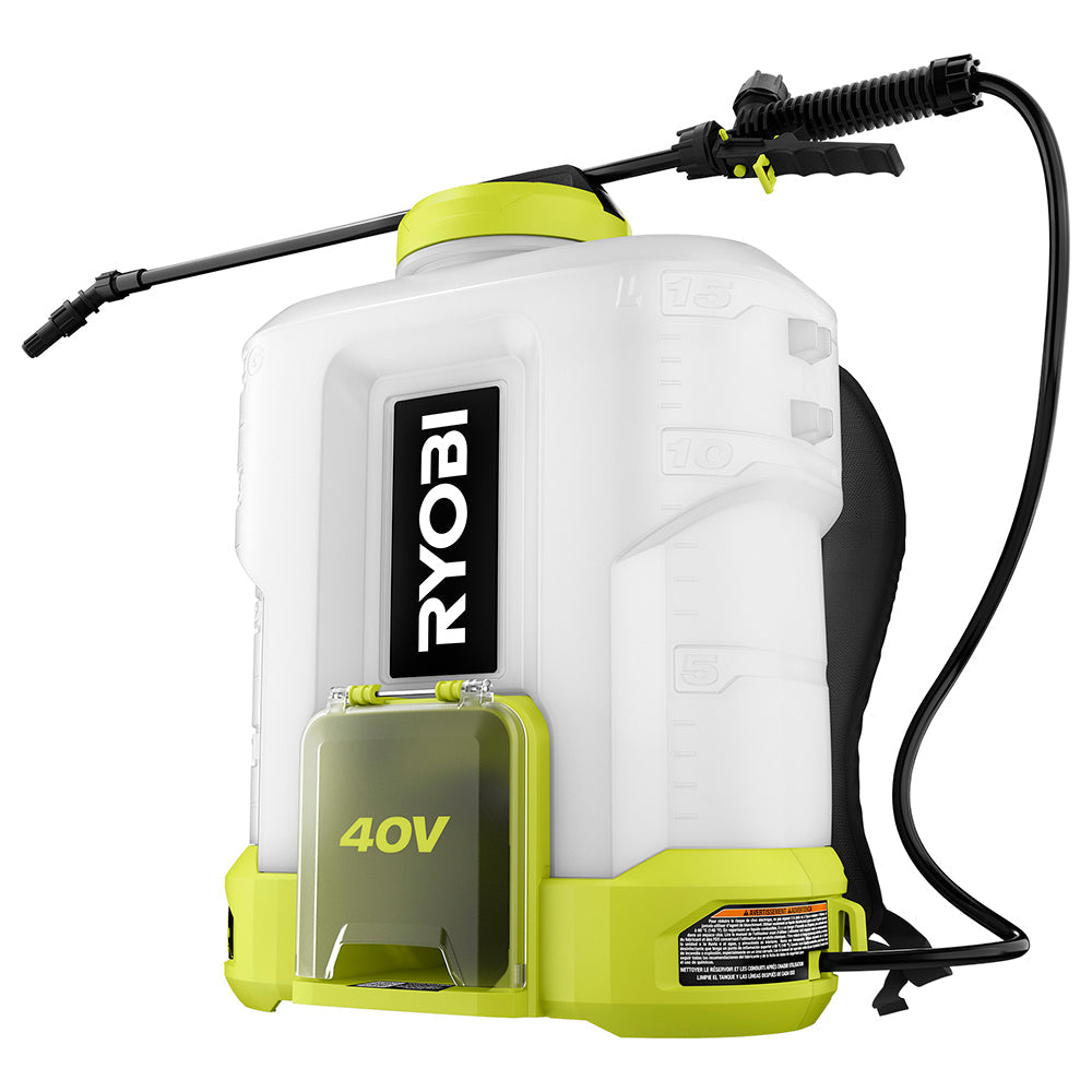 40V 4 GALLON BACKPACK CHEMICAL SPRAYER RYOBI Tools