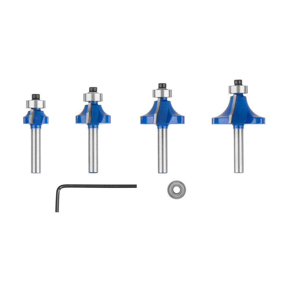 3 PC. Roundover Router Bit Set RYOBI Tools