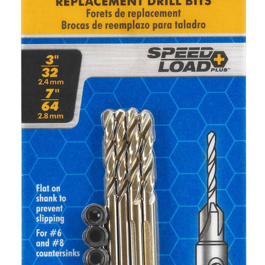 7/64" and 3/32" Replacement Drill Bits for Countersinks RYOBI Tools