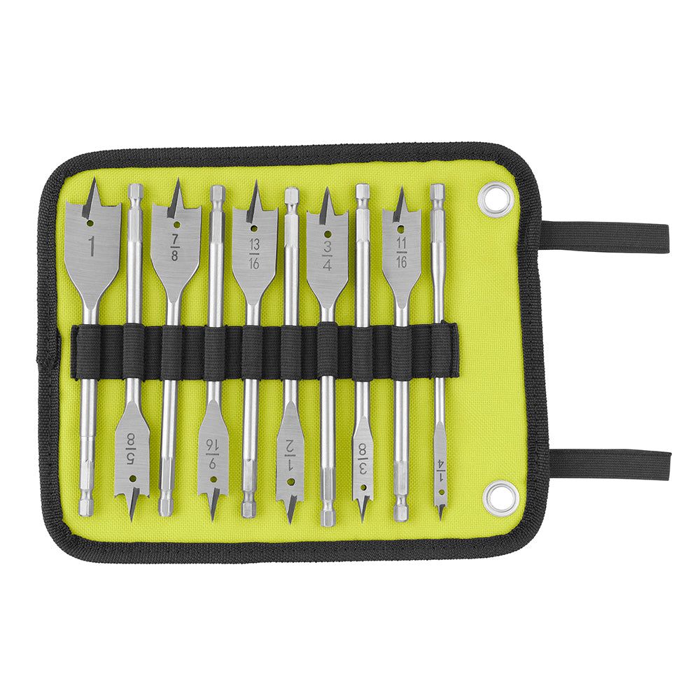 10 PC. WOOD SPADE BIT SET RYOBI Tools