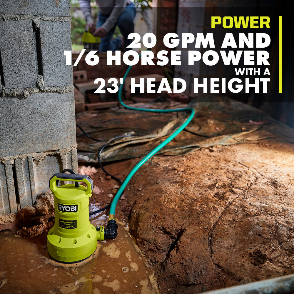 18V ONE+ 20 GPM SUBMERSIBLE WATER TRANSFER PUMP  Image 4
